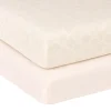 Kids Jasxtek Sheets|Bedding>Taupe-2pk Percal Crib Sheet