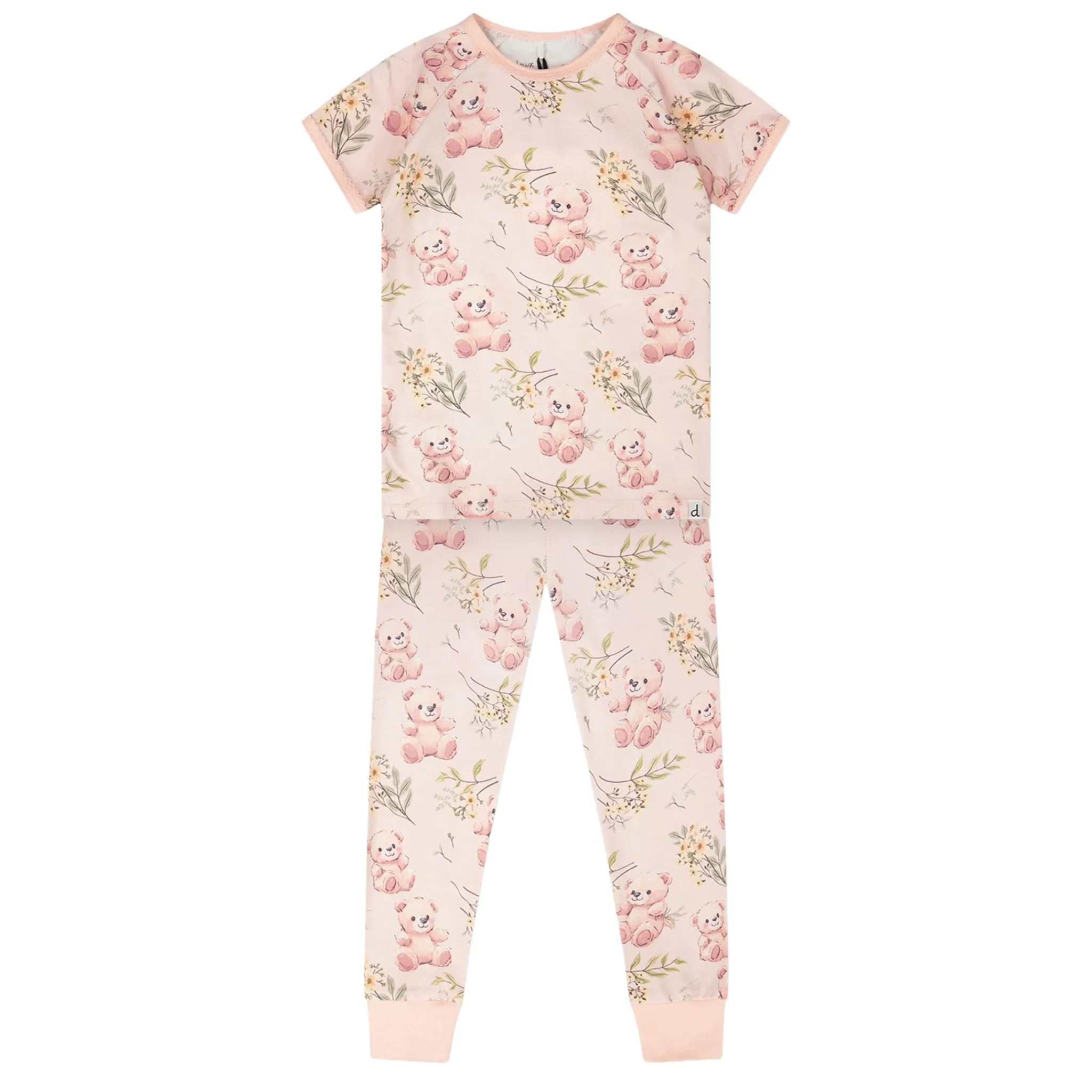 Kids Deux par Deux Teddy Bear Pajama Set 7-10