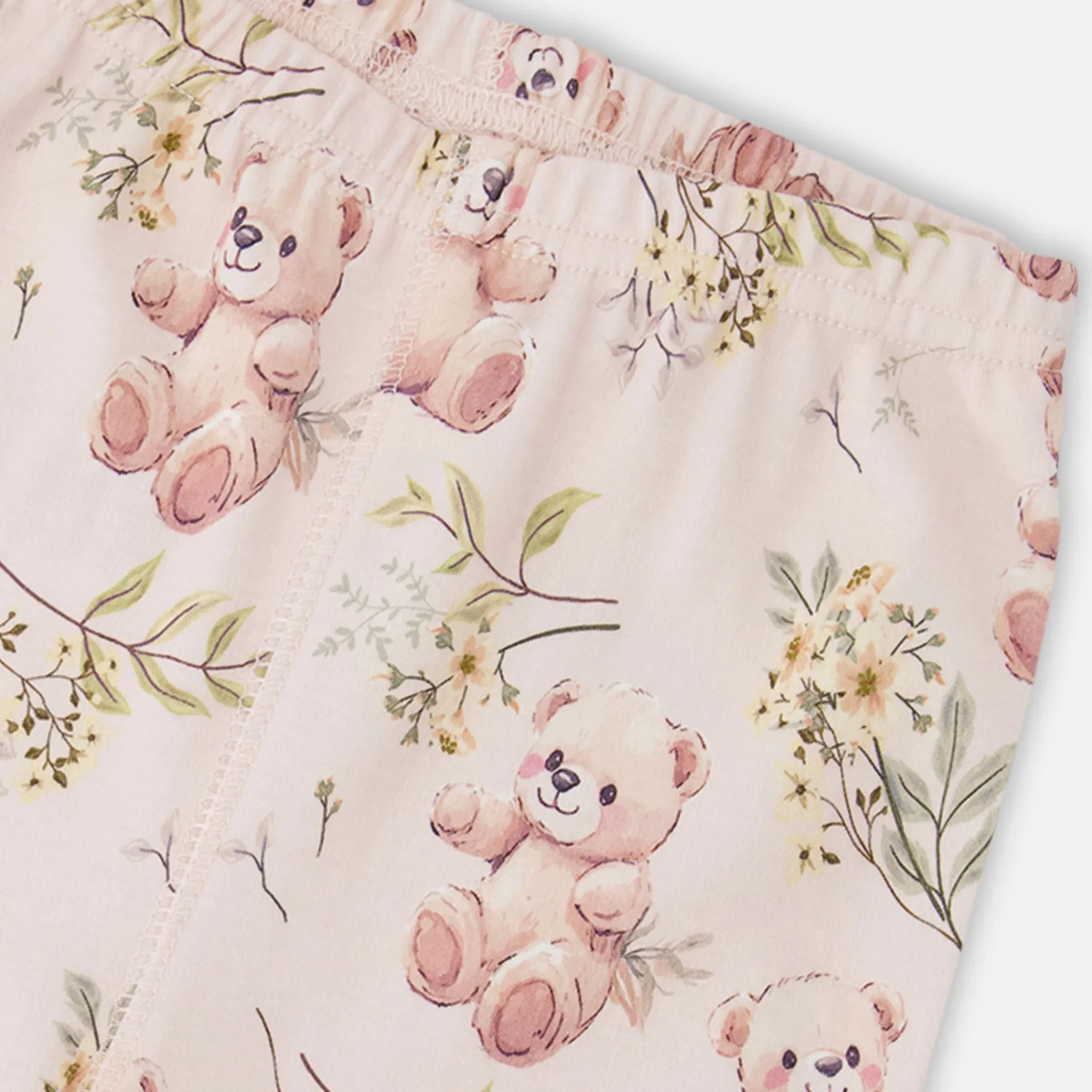 Kids Deux par Deux Teddy Bear Pajama Set 7-10