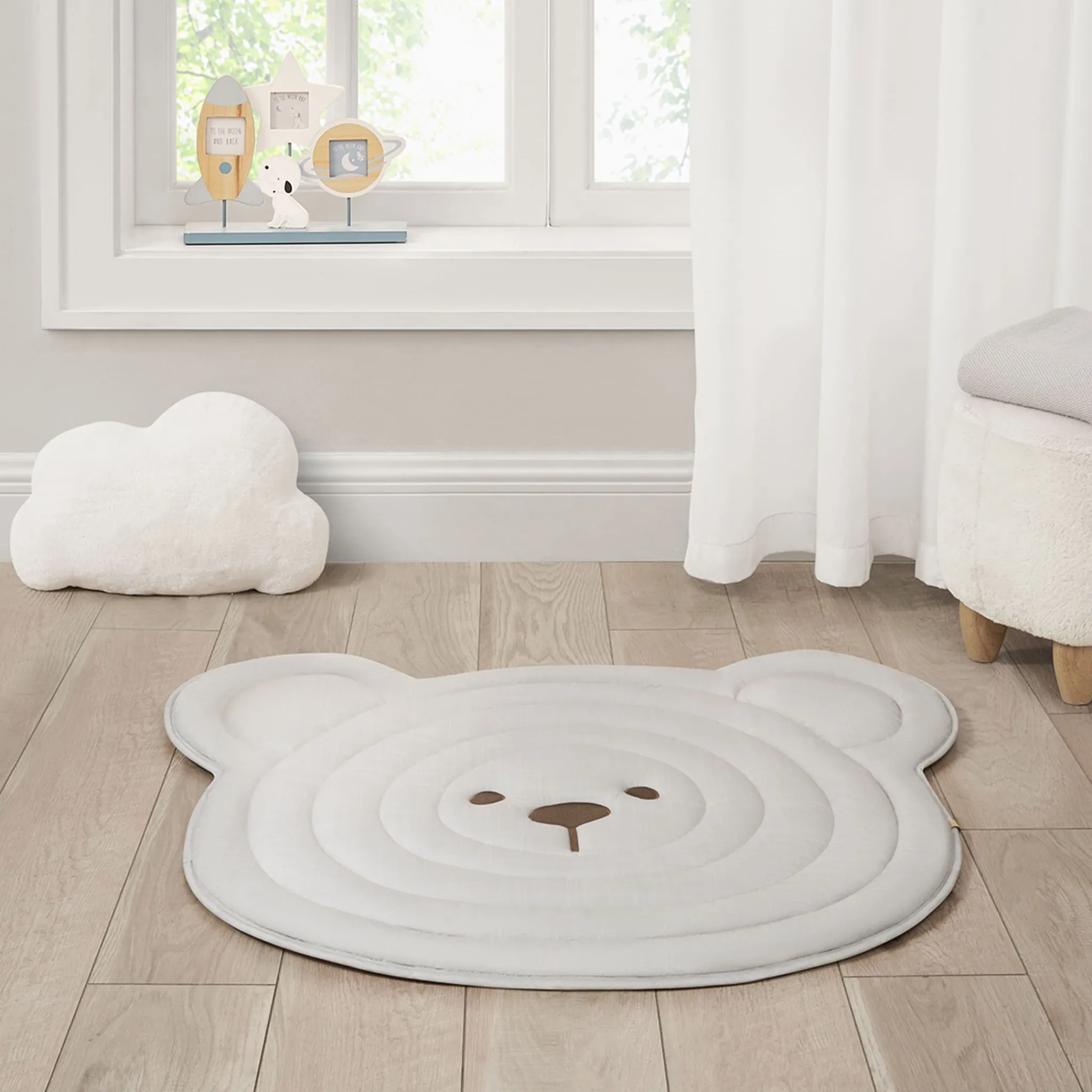 Kids Piccolo Bambino Tents & Play Mats|Rugs>Teddy Shape Quilted Playmat