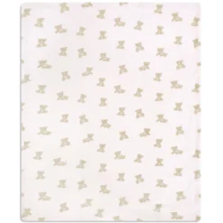Kids Piccolo Bambino Teddy-printed Plush Blanket