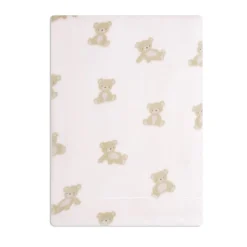 Kids Piccolo Bambino Teddy-printed Plush Blanket