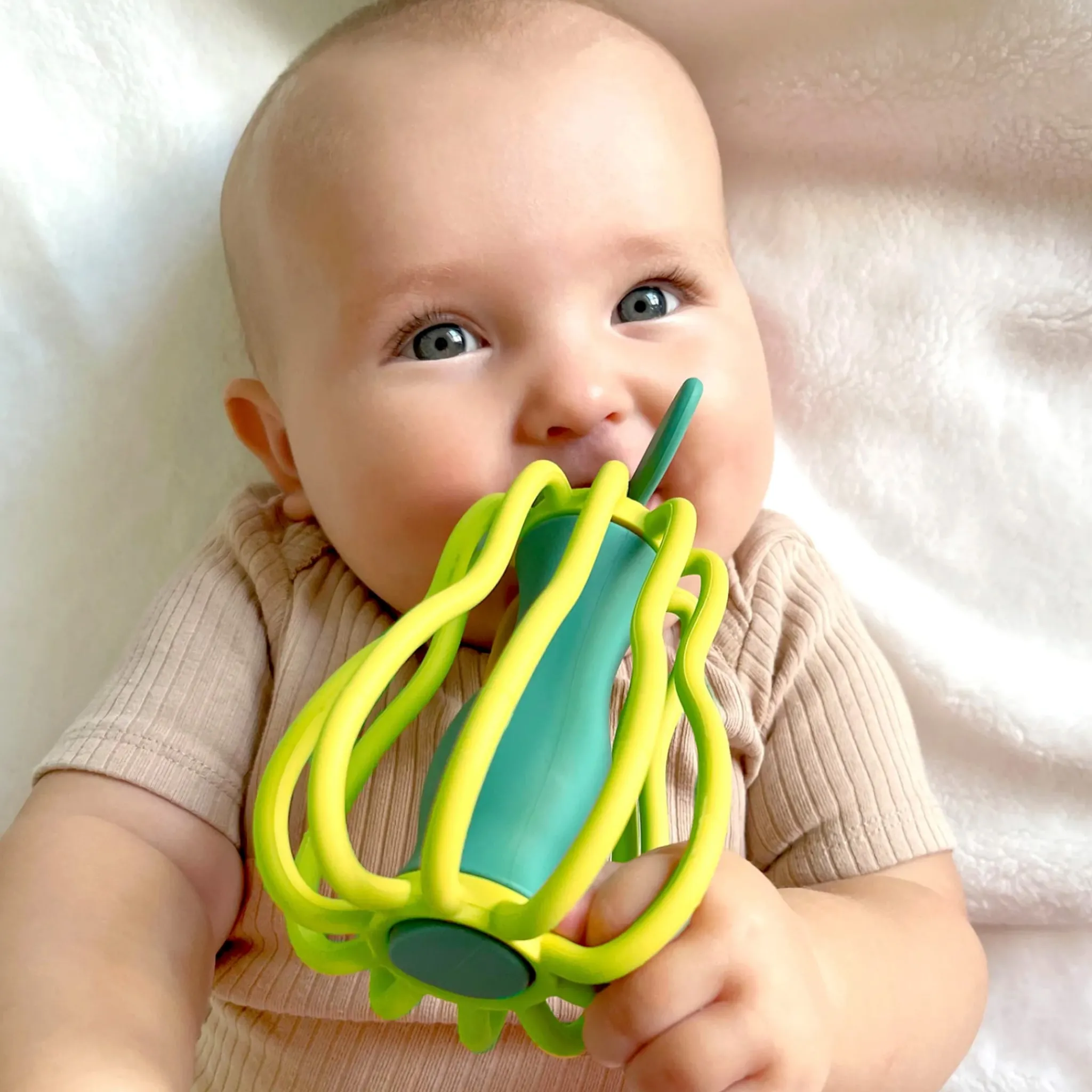 Raz Baby Teething Toys>Teether & Rattle Toy - Pear