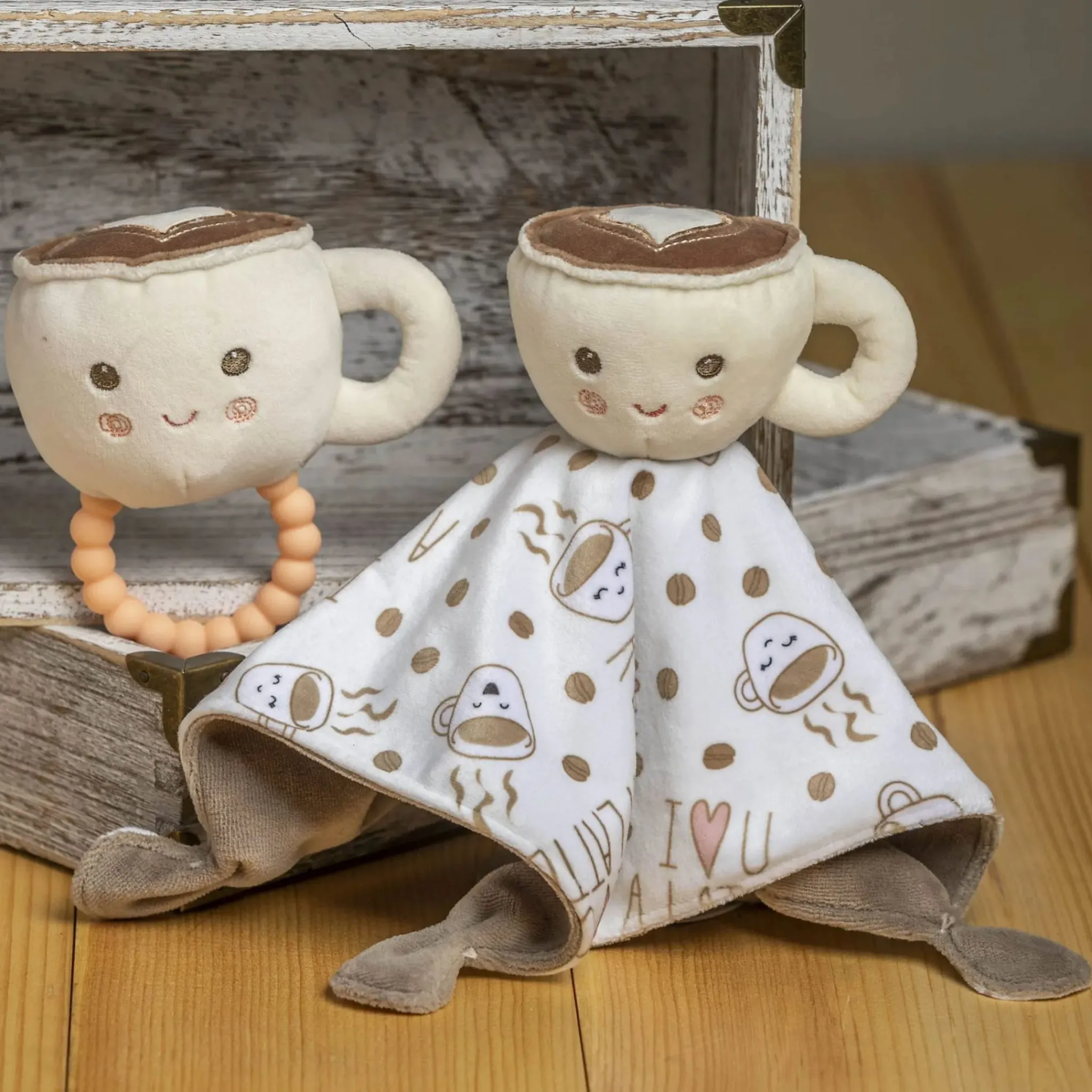 Mary Meyer Teething Toys>Teether Rattle - Latte