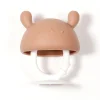 Bulle Teething Toys>Teether Toy Mushroom - Taupe