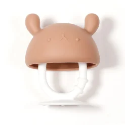 Bulle Teething Toys>Teether Toy Mushroom - Taupe