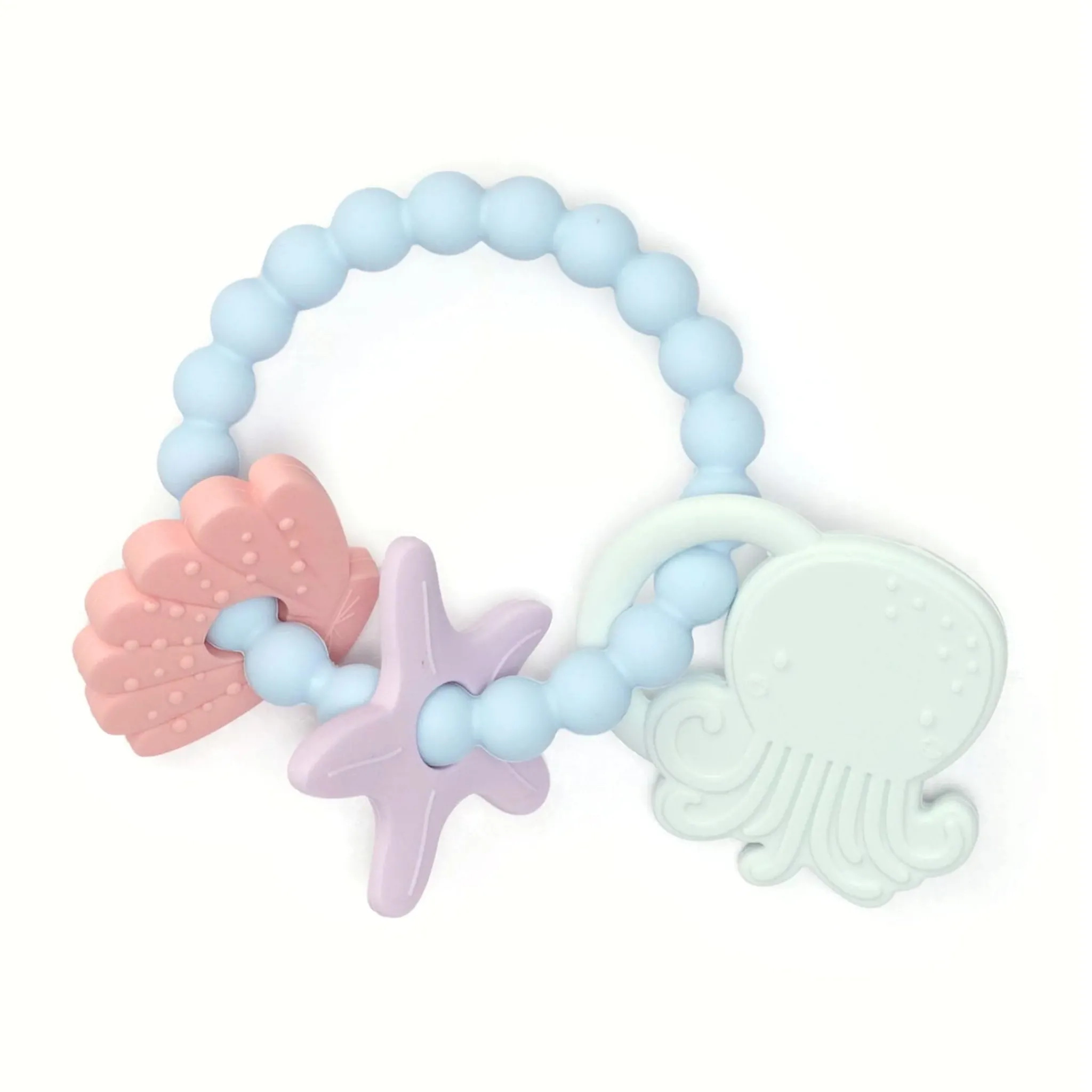 Loulou Lollipop Teething Toys>Teething Charms - Seashells