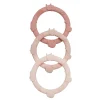 Loulou Lollipop Teething Ring Set - Pink