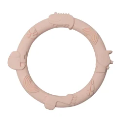 Loulou Lollipop Teething Ring Set - Pink