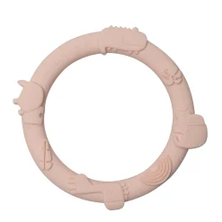 Loulou Lollipop Teething Ring Set - Pink
