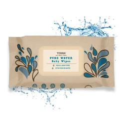 Kids Terra Baby Wipes NZ Water - 70-Pack