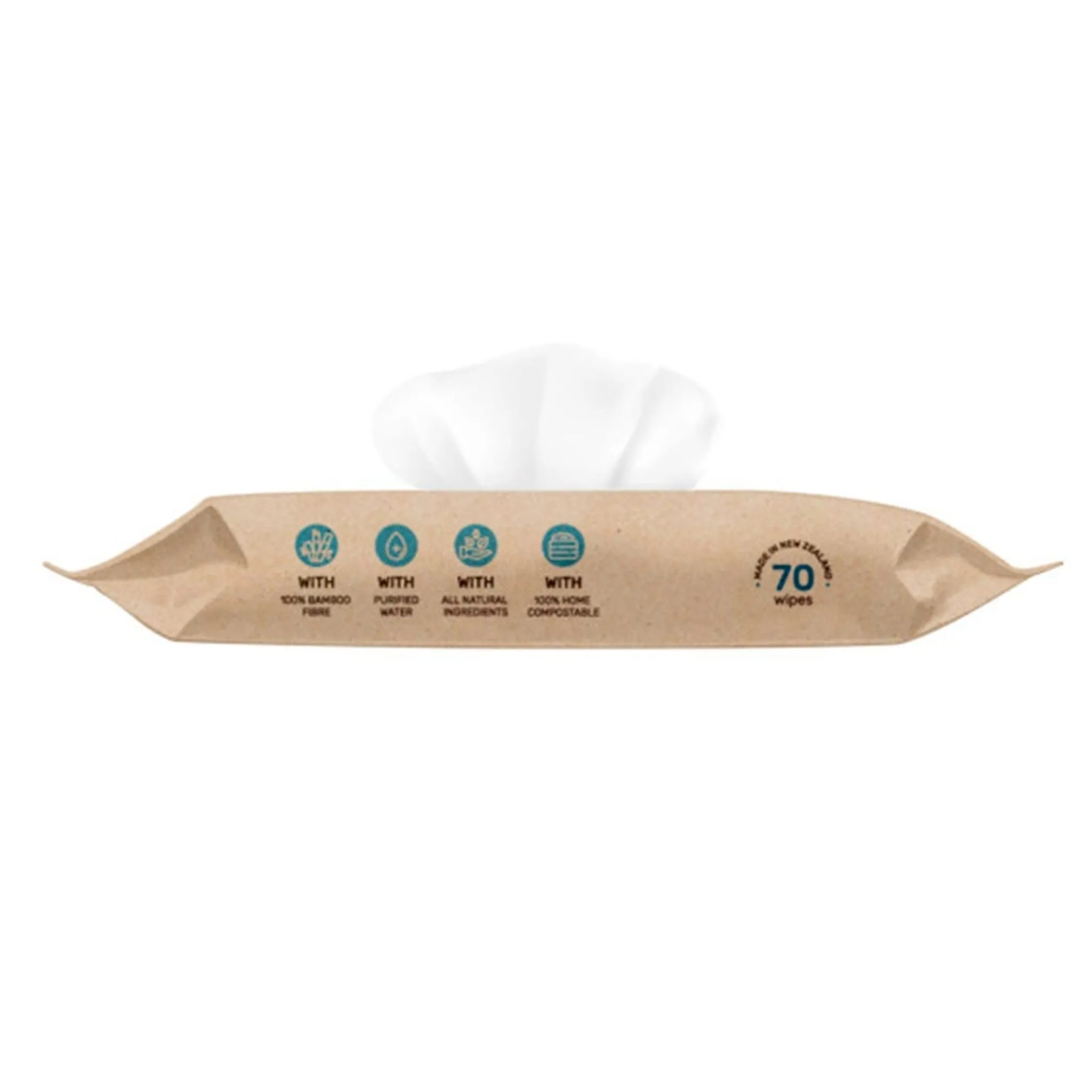 Kids Terra Baby Wipes NZ Water - 70-Pack
