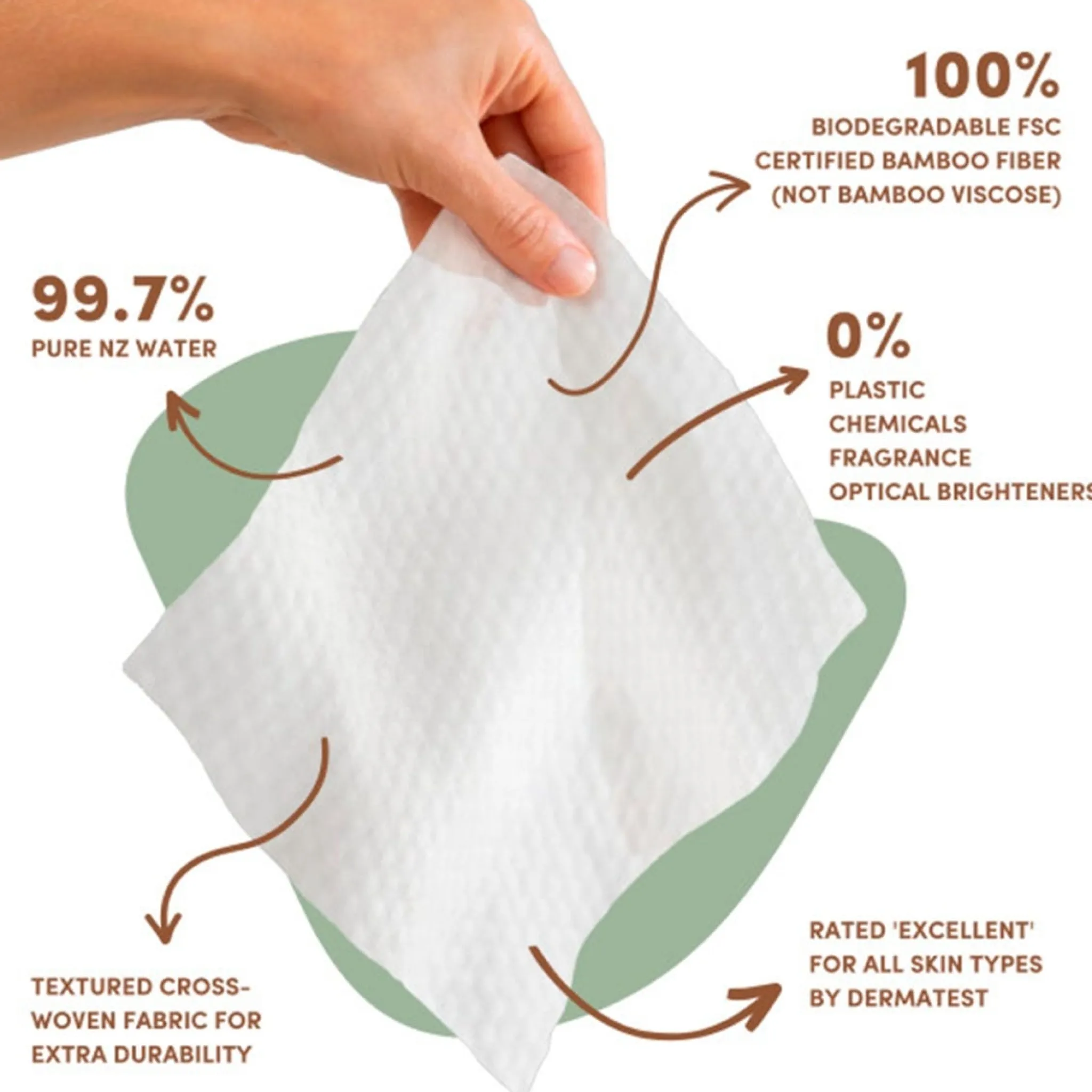 Kids Terra Baby Wipes NZ Water - 70-Pack