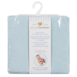 Piccolo Bambino Terry Fitted Sheet Change Pad- Blue