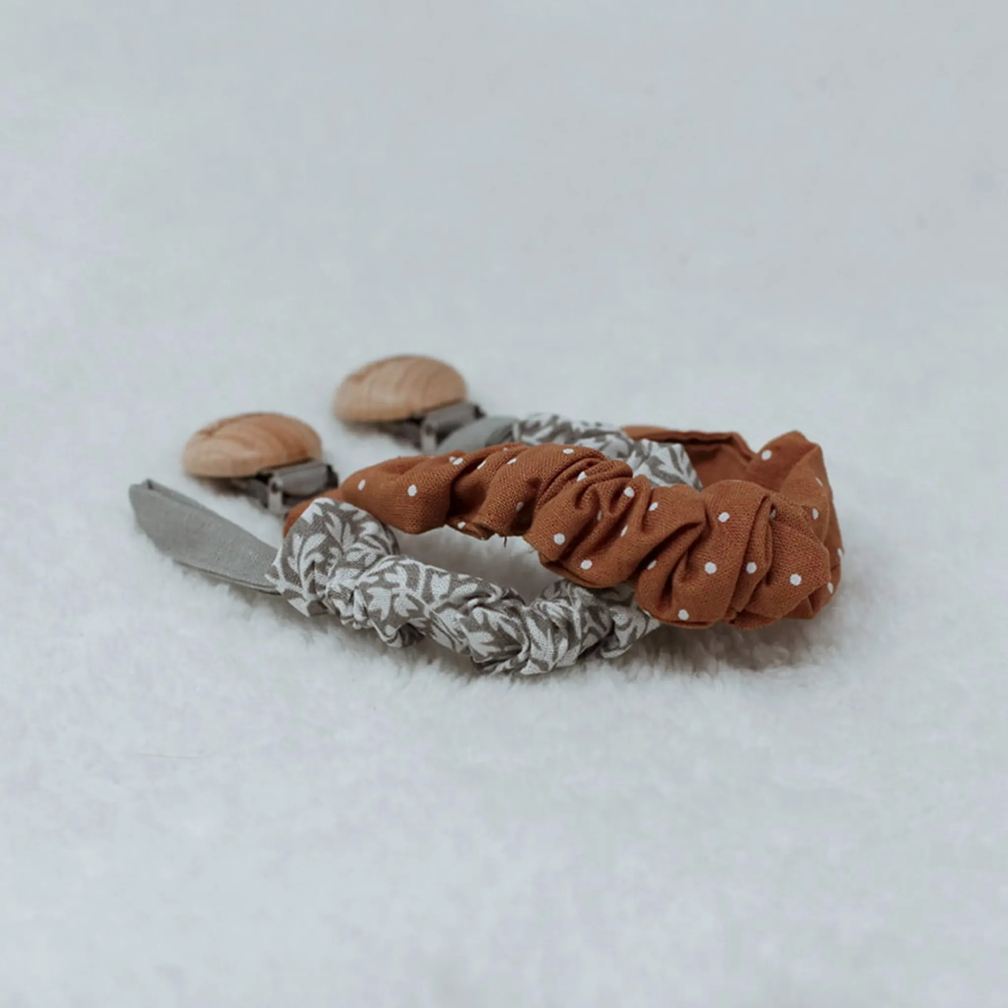 Jubanou Pacifiers & Clips|Pacifiers & Clips>Textile Clip - Milan