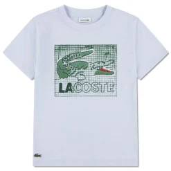 Kids/BOY Lacoste Texture Graphic T-shirt 4-7y