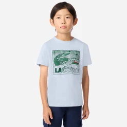 Kids/BOY Lacoste Texture Graphic T-shirt 4-7y
