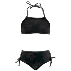 Kids Look Swimsuits>Textured Daisies Bikini 3-14y