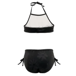 Kids Look Swimsuits>Textured Daisies Bikini 3-14y
