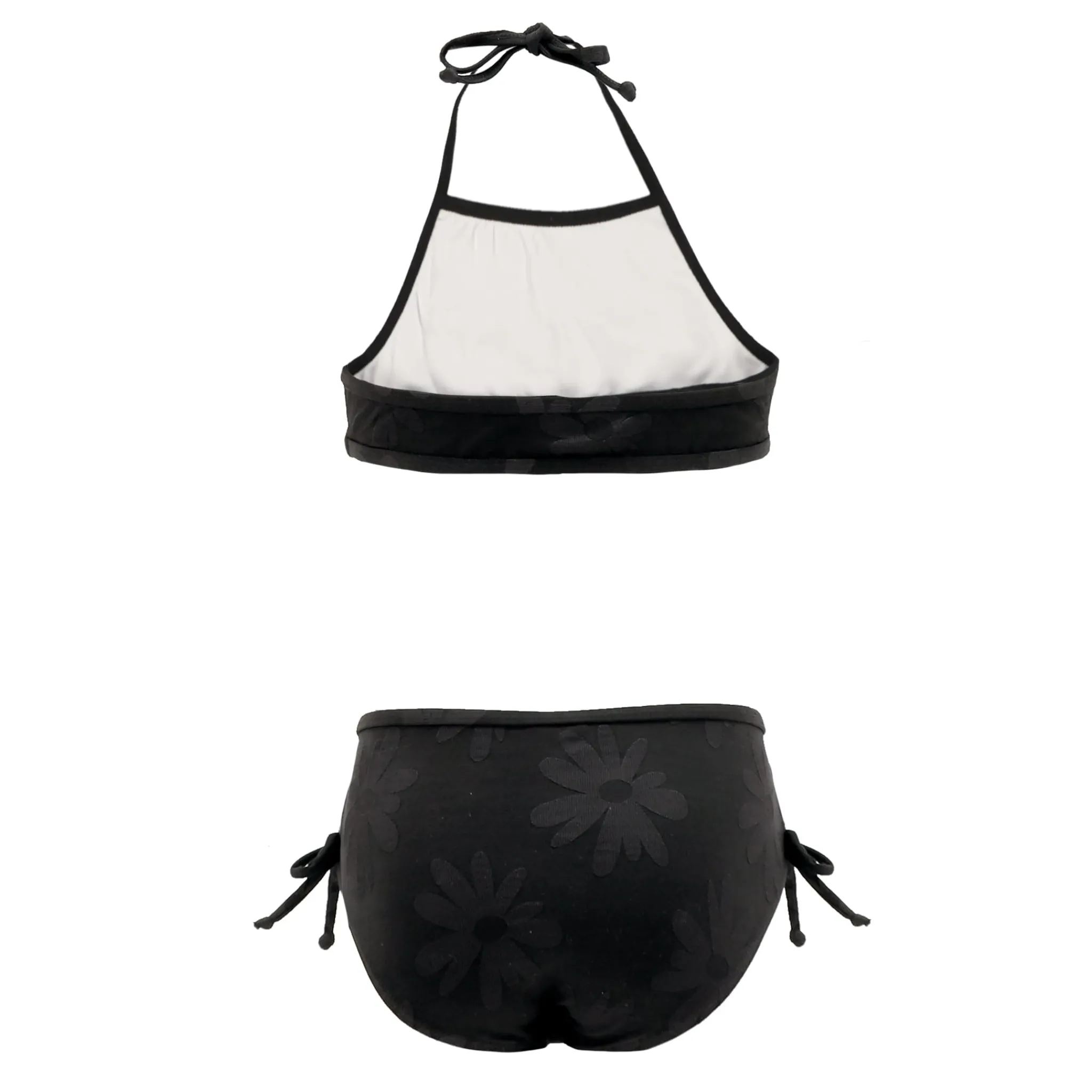 Kids Look Swimsuits>Textured Daisies Bikini 3-14y