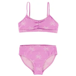 Kids Look Swimsuits>Textured Palm Trees Bikini 3-14y