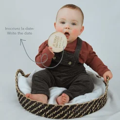 Jubanou Baby Memories|Baby Memories>The Wooden Milestone Disc Set – My First Times