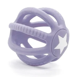 Kushies Teething Toys>Theeter Toy Pacifier Ball Lila