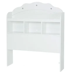 South Shore Tiara Twin Bookcase Headboard - Pure White