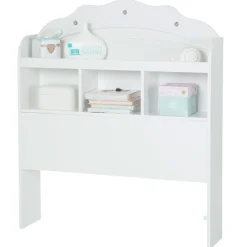 South Shore Tiara Twin Bookcase Headboard - Pure White