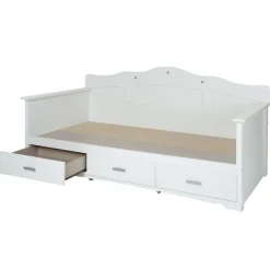 South Shore Tiara Twin Daybed with Storage - Pure White