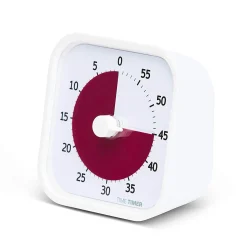 Kids FDMT Clocks & Timers|Clocks & Alarm Clocks>Time Timer MOD - White
