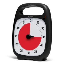 Kids FDMT Clocks & Timers|Clocks & Alarm Clocks>Time Timer Plus 60min - Charcoal