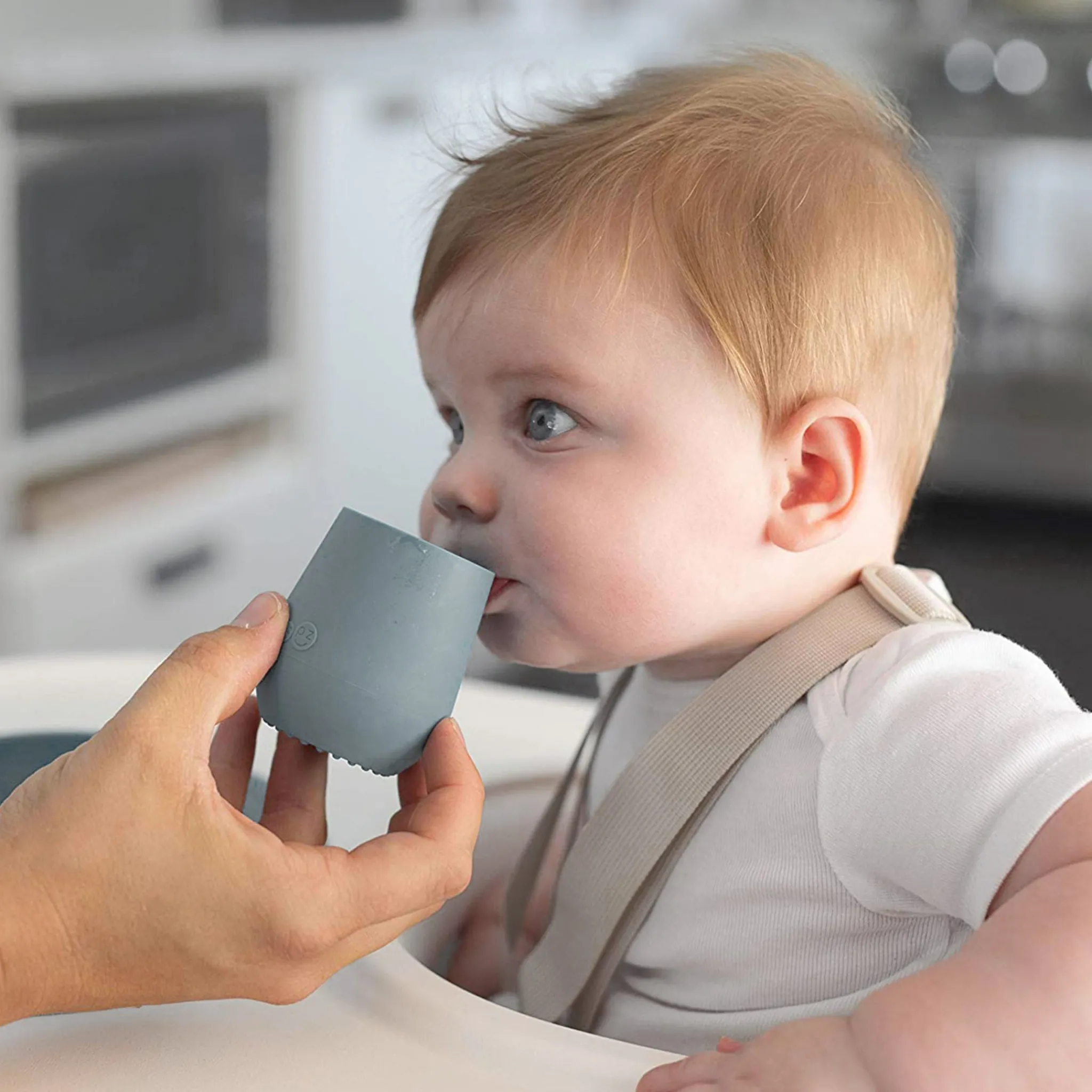 Kids EZ PZ Fun Tiny Cup - Pewter Grey