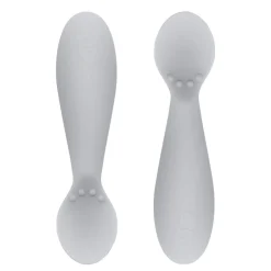 Kids EZ PZ Fun Tableware|Plates & Placemats>Tiny Spoon Spoons (2) - Pewter Grey