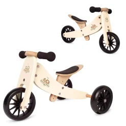 Kids Kinderfeets Summer Activities|Bikes And Accessories>Tiny Tot Balance Bike 2 in 1 - Cream