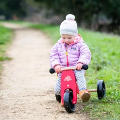 Kids Kinderfeets Tiny Tot Balance Bike 2 in 1 - Red