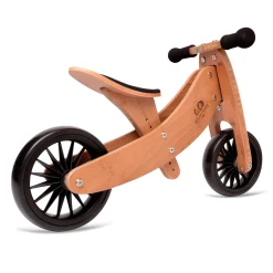 Kids Kinderfeets Tiny Tot Balance Bike Plus 2 in 1 - Bamboo