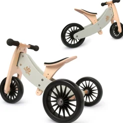 Kids Kinderfeets Bikes And Accessories|Bikes & Scooters>Tiny Tot Balance Bike Plus 2 in 1 - Silver Sage