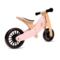 Kids Kinderfeets Tiny Tot Balance Bike Plus 2 in 2 - Pink