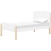 Babyletto TipToe Twin Bed - White and Washed Natural
