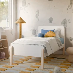 Babyletto TipToe Twin Bed - White and Washed Natural