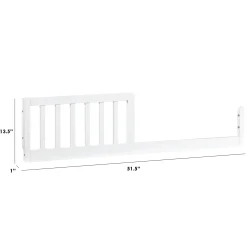 Million Dollar Baby Toddler Bed Conversion Kit - White