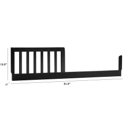 Million Dollar Baby Toddler Bed Conversion Kit - Ebony