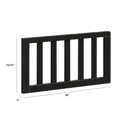 Million Dollar Baby Toddler Bed Conversion Kit - Ebony