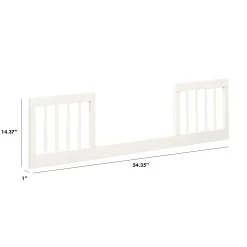 Million Dollar Baby Toddler Bed Conversion Kit - Warm White