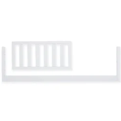 Dadada Baby Toddler Bed Conversion Rail For Jolly Crib - White