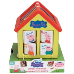 Kids Lamaze Toomies Peppa’s Activity House - Activity Center with Shape Sorting and Color Matching Games