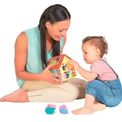 Kids Lamaze Toomies Peppa’s Activity House - Activity Center with Shape Sorting and Color Matching Games