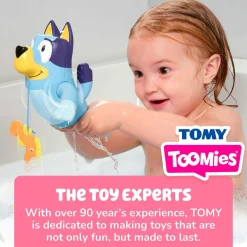 Lamaze Toomies Swimming Bluey Bath Toy with Seahorse