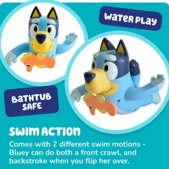 Lamaze Toomies Swimming Bluey Bath Toy with Seahorse